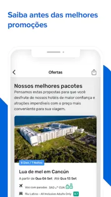 ViajaNet voos e hotéis android App screenshot 1